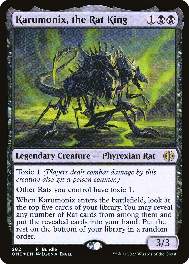 Karumonix, the Rat King (Bundle) [Phyrexia: All Will Be One] | Exor Games New Glasgow