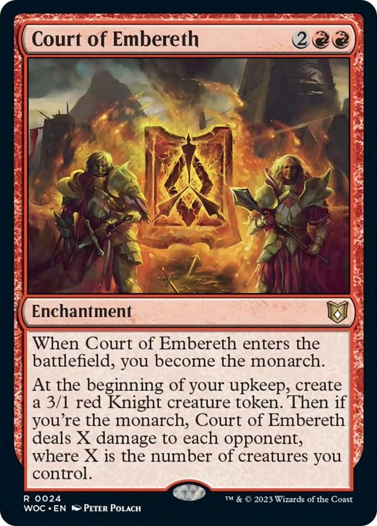 Court of Embereth [Wilds of Eldraine Commander] | Exor Games New Glasgow