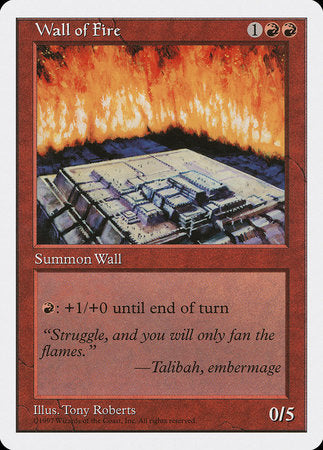 Wall of Fire [Fifth Edition] | Exor Games New Glasgow