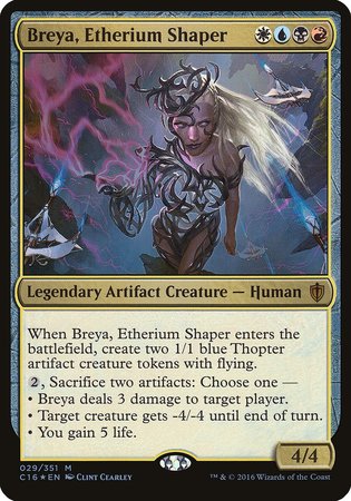 Breya, Etherium Shaper (Commander 2016) [Commander 2016 Oversized] | Exor Games New Glasgow