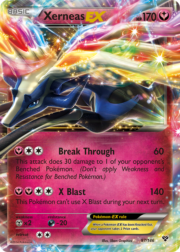 Xerneas EX (97/146) [XY: Base Set] | Exor Games New Glasgow