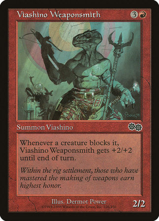 Viashino Weaponsmith [Urza's Saga] | Exor Games New Glasgow