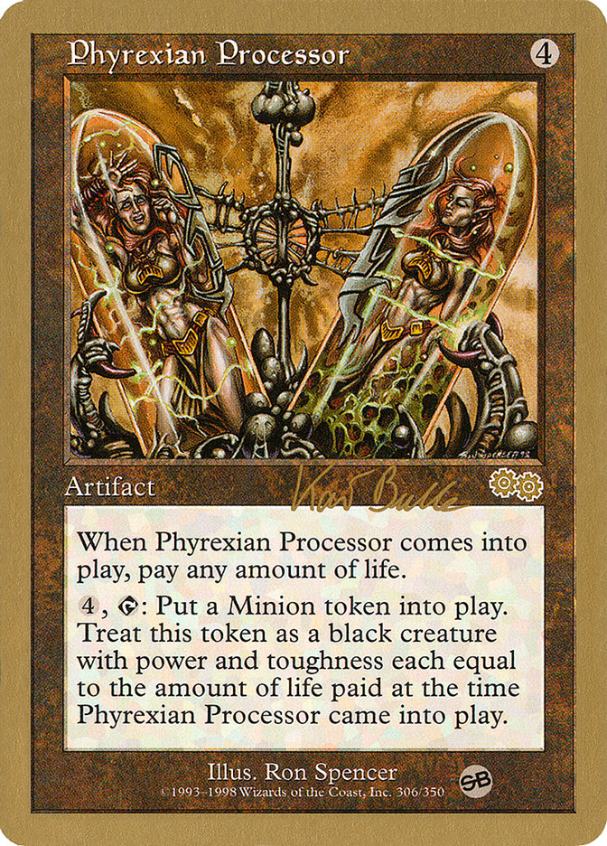 Phyrexian Processor (Kai Budde) (SB) [World Championship Decks 1999] | Exor Games New Glasgow