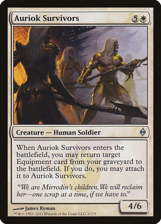 Auriok Survivors [New Phyrexia] | Exor Games New Glasgow