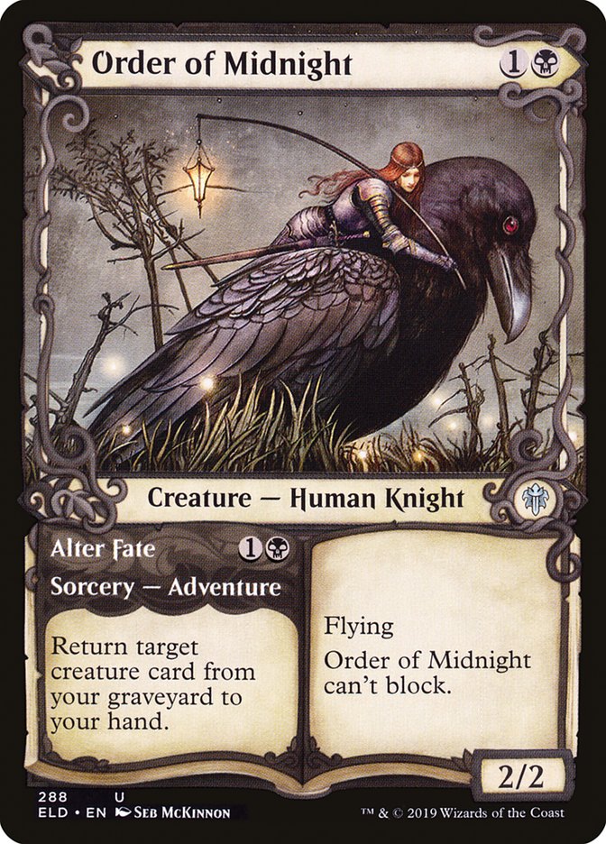 Order of Midnight // Alter Fate (Showcase) [Throne of Eldraine] | Exor Games New Glasgow