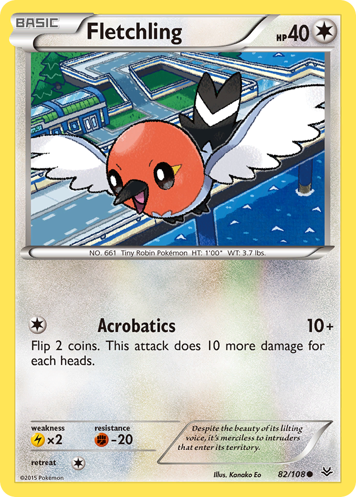 Fletchling (82/108) [XY: Roaring Skies] | Exor Games New Glasgow