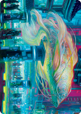 Skyswimmer Koi Art Card [Kamigawa: Neon Dynasty Art Series] | Exor Games New Glasgow