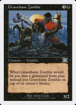 Gravebane Zombie [Classic Sixth Edition] | Exor Games New Glasgow