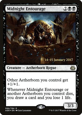 Midnight Entourage [Aether Revolt Promos] | Exor Games New Glasgow