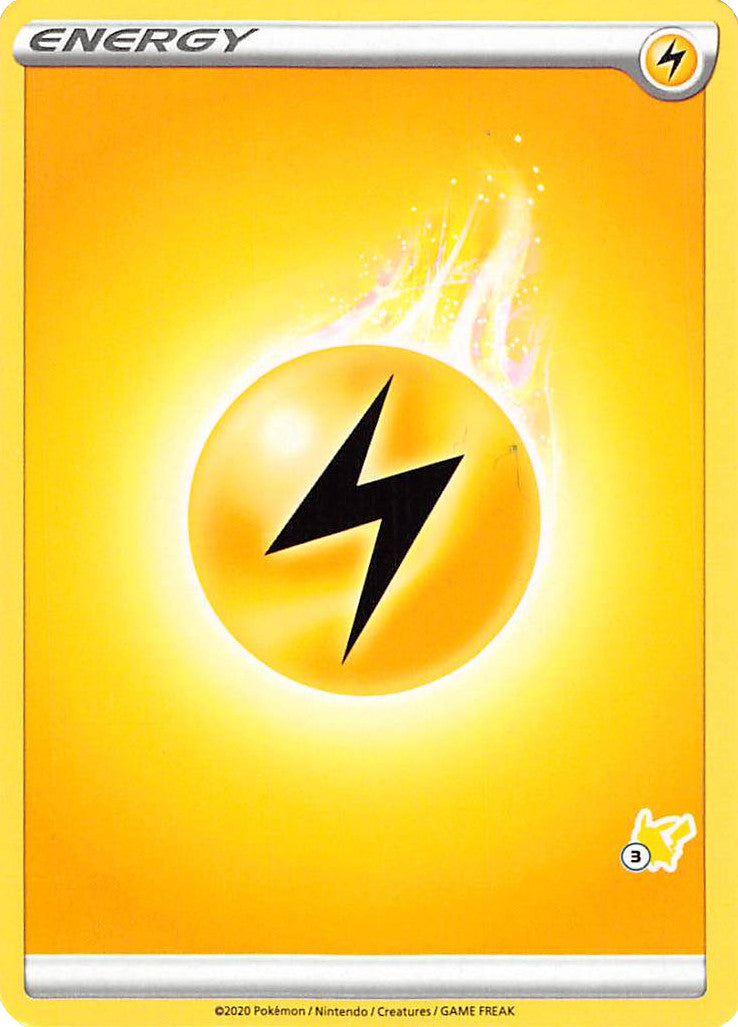 Lightning Energy (Pikachu Stamp #3) [Battle Academy 2022] | Exor Games New Glasgow