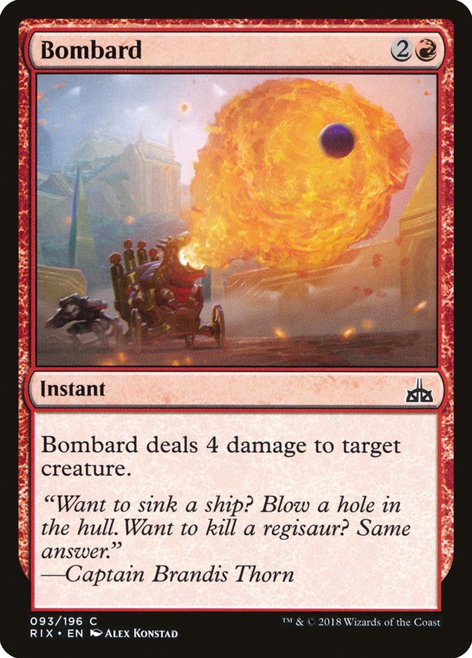 Bombard [Rivals of Ixalan] | Exor Games New Glasgow