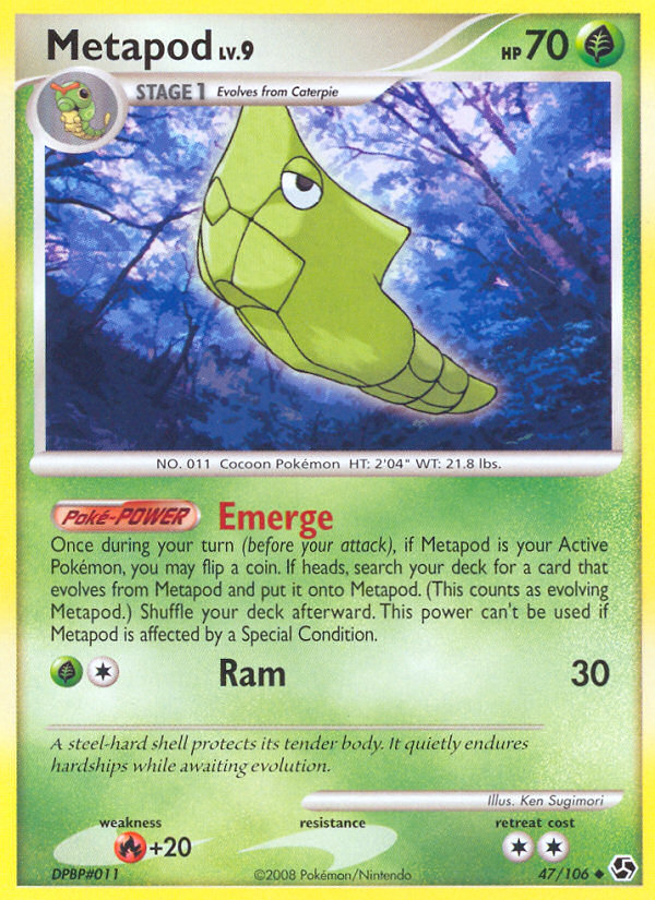 Metapod (47/106) [Diamond & Pearl: Great Encounters] | Exor Games New Glasgow