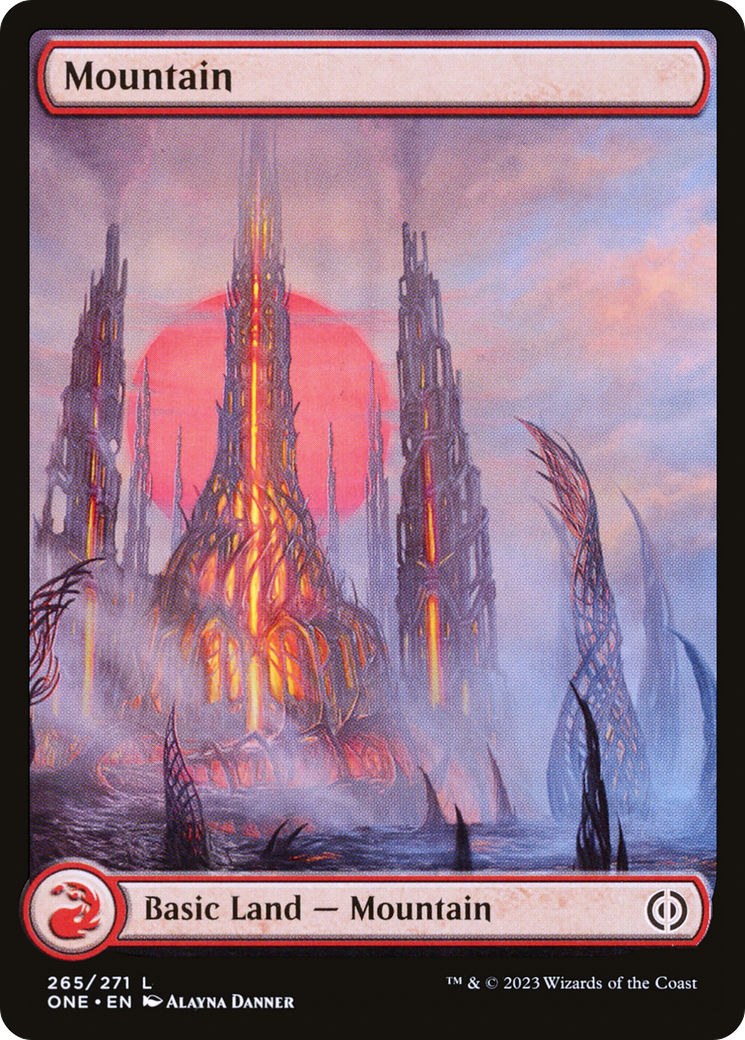 Mountain (265) (Full-Art) [Phyrexia: All Will Be One] | Exor Games New Glasgow