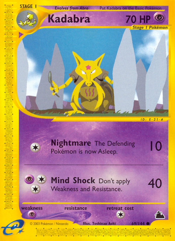 Kadabra (69/144) [Skyridge] | Exor Games New Glasgow