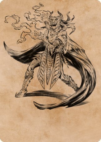 Livaan, Cultist of Tiamat Art Card [Commander Legends: Battle for Baldur's Gate Art Series] | Exor Games New Glasgow