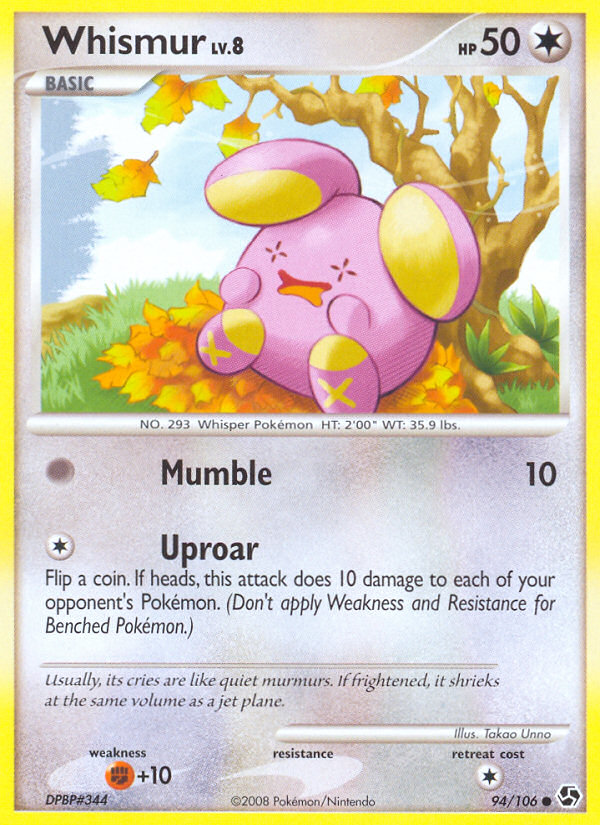 Whismur (94/106) [Diamond & Pearl: Great Encounters] | Exor Games New Glasgow