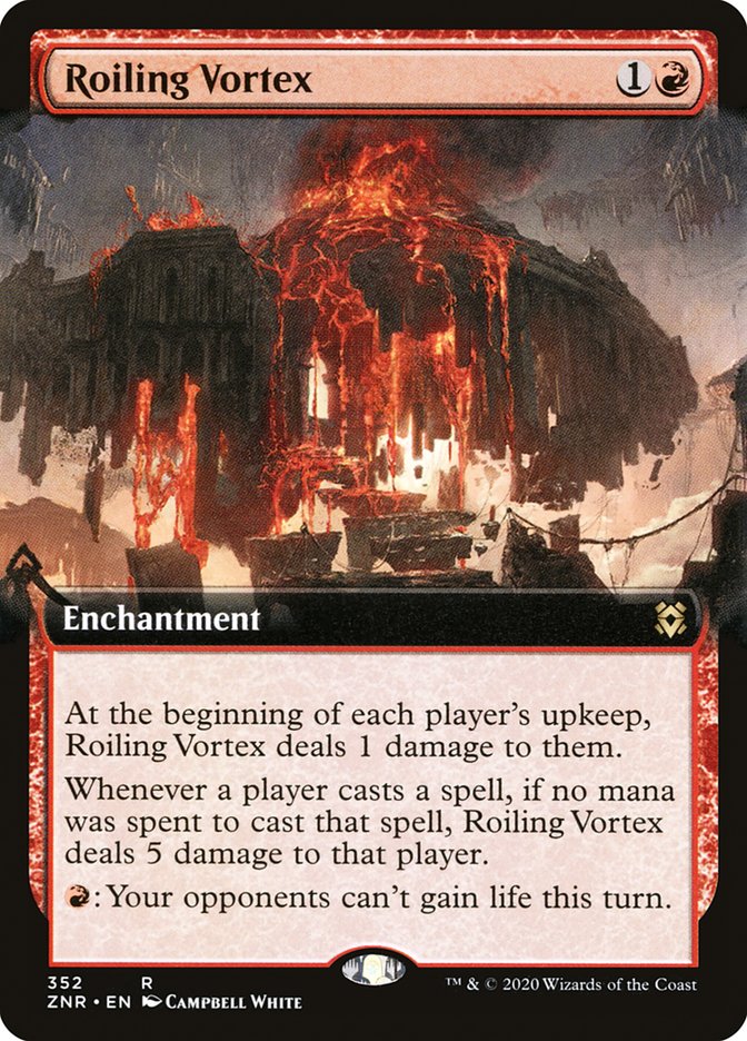 Roiling Vortex (Extended Art) [Zendikar Rising] | Exor Games New Glasgow