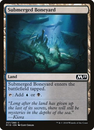 Submerged Boneyard [Core Set 2019] | Exor Games New Glasgow