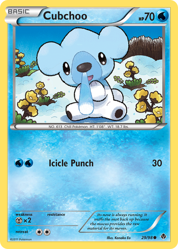 Cubchoo (29/98) [Black & White: Emerging Powers] | Exor Games New Glasgow