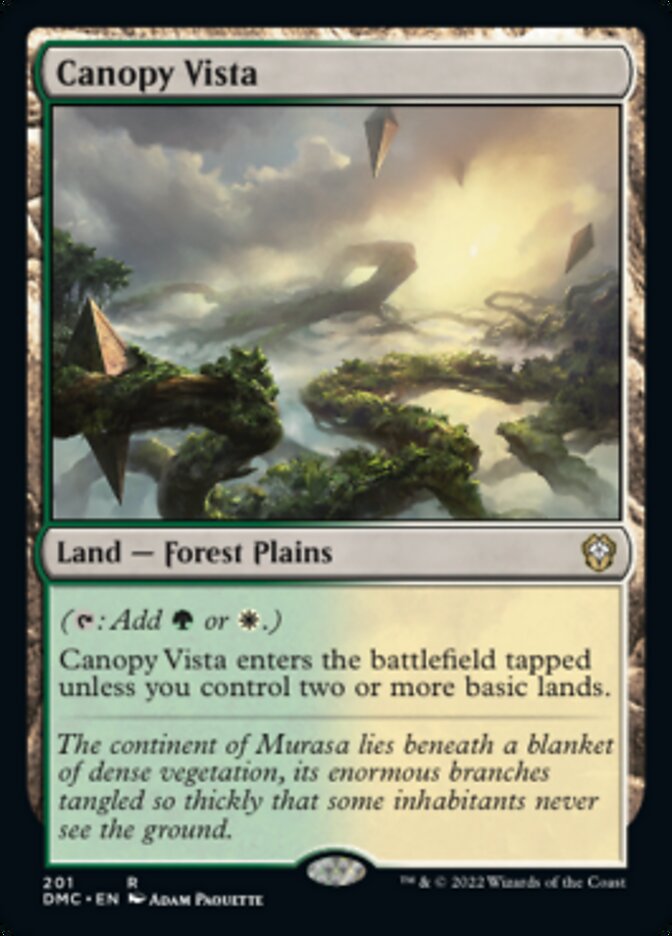 Canopy Vista [Dominaria United Commander] | Exor Games New Glasgow