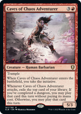 Caves of Chaos Adventurer [Commander Legends: Battle for Baldur's Gate] | Exor Games New Glasgow