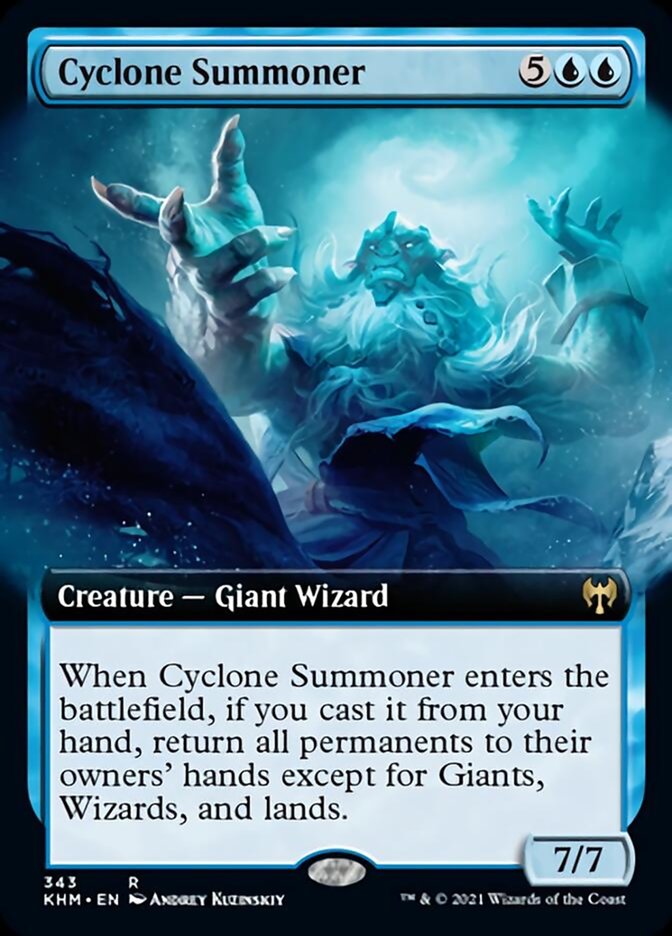 Cyclone Summoner (Extended Art) [Kaldheim] | Exor Games New Glasgow