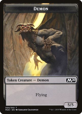 Demon Token [Core Set 2020 Tokens] | Exor Games New Glasgow