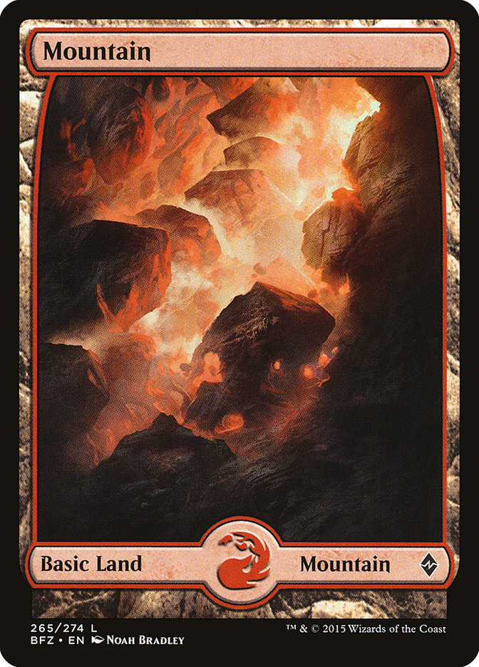 Mountain (265) [Battle for Zendikar] | Exor Games New Glasgow