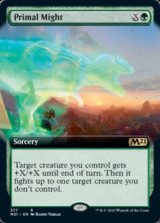 Primal Might (Extended Art) [Core Set 2021] | Exor Games New Glasgow