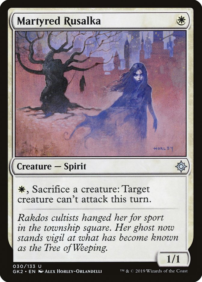 Martyred Rusalka [Ravnica Allegiance Guild Kit] | Exor Games New Glasgow