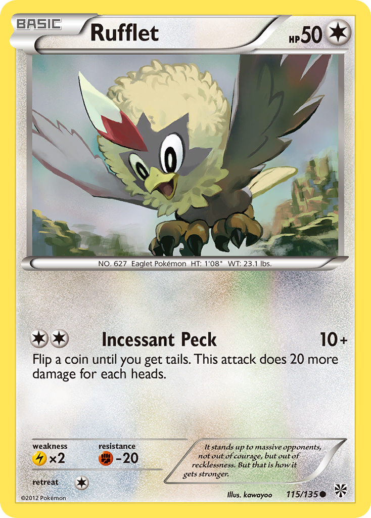 Rufflet (115/135) [Black & White: Plasma Storm] | Exor Games New Glasgow