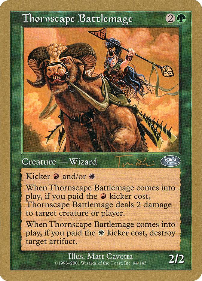 Thornscape Battlemage (Jan Tomcani) [World Championship Decks 2001] | Exor Games New Glasgow