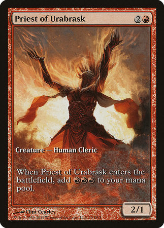 Priest of Urabrask [New Phyrexia Promos] | Exor Games New Glasgow