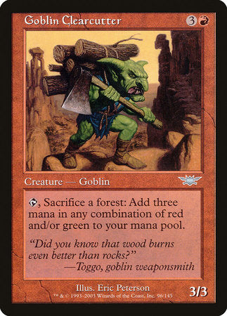 Goblin Clearcutter [Legions] | Exor Games New Glasgow