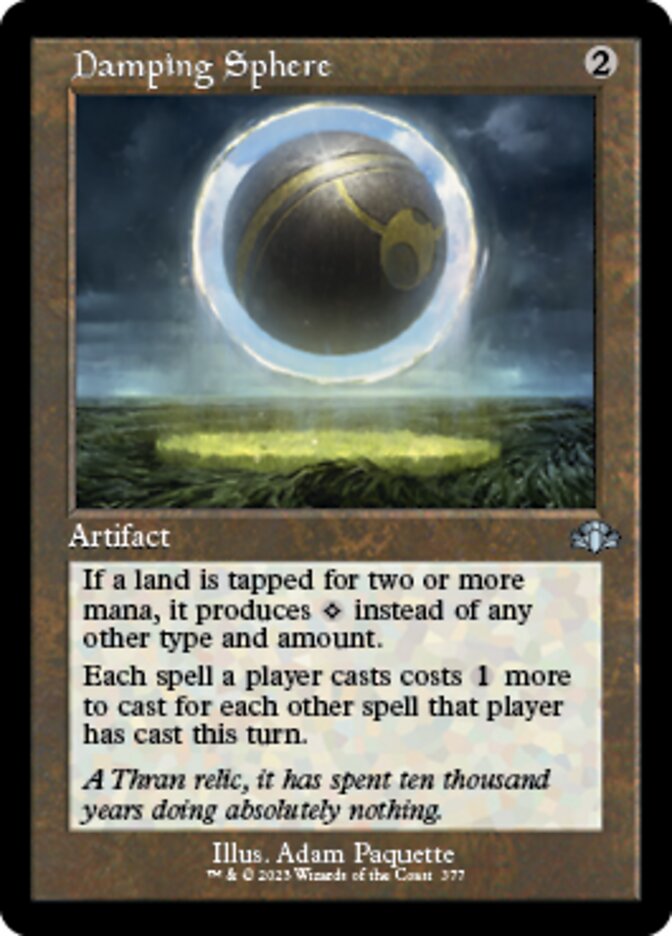 Damping Sphere (Retro) [Dominaria Remastered] | Exor Games New Glasgow