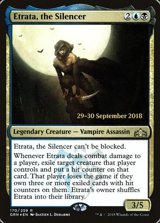 Etrata, the Silencer [Guilds of Ravnica Promos] | Exor Games New Glasgow