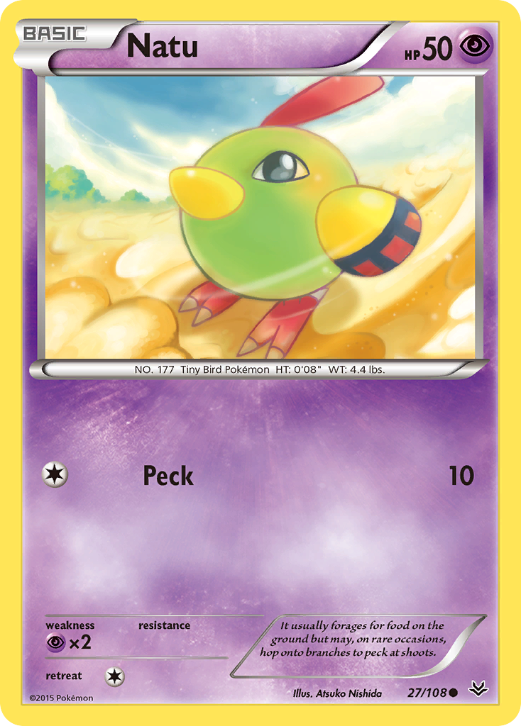 Natu (27/108) [XY: Roaring Skies] | Exor Games New Glasgow