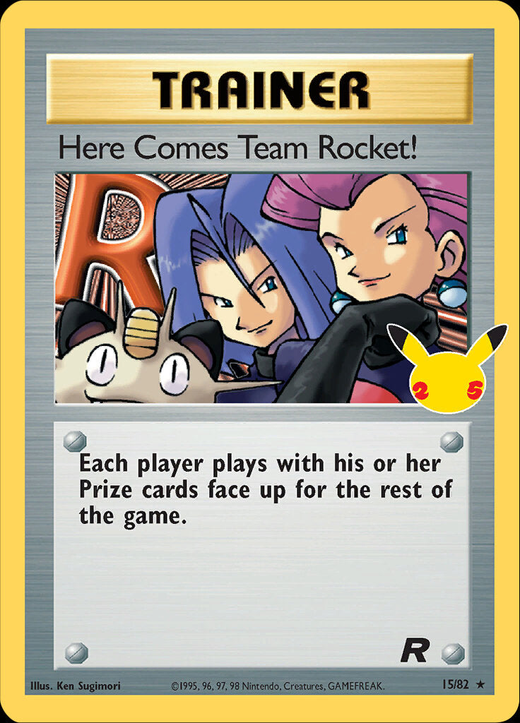 Here Comes Team Rocket! (15/82) [Celebrations: 25th Anniversary - Classic Collection] | Exor Games New Glasgow