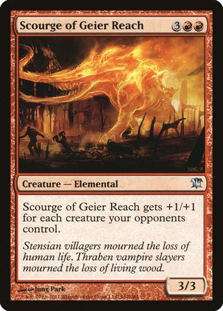 Scourge of Geier Reach [Innistrad] | Exor Games New Glasgow