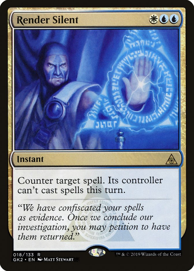 Render Silent [Ravnica Allegiance Guild Kit] | Exor Games New Glasgow