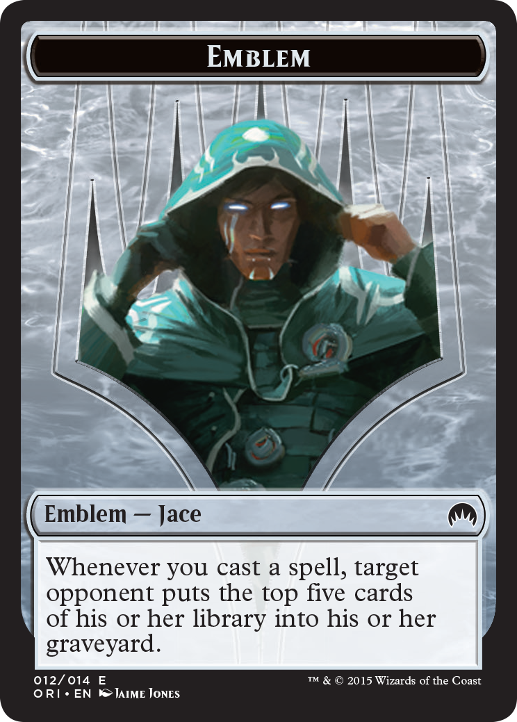 Pest // Jace, Telepath Unbound Emblem Double-Sided Token [Secret Lair: From Cute to Brute Tokens] | Exor Games New Glasgow