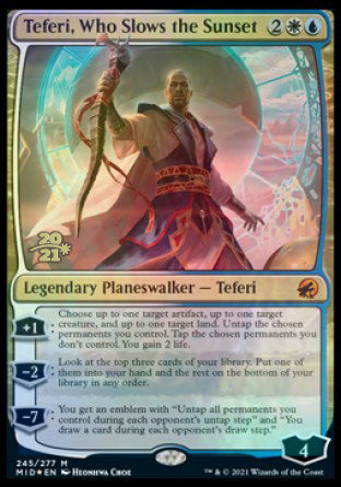 Teferi, Who Slows the Sunset [Innistrad: Midnight Hunt Prerelease Promos] | Exor Games New Glasgow