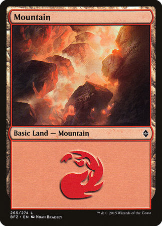 Mountain (265) [Battle for Zendikar] | Exor Games New Glasgow