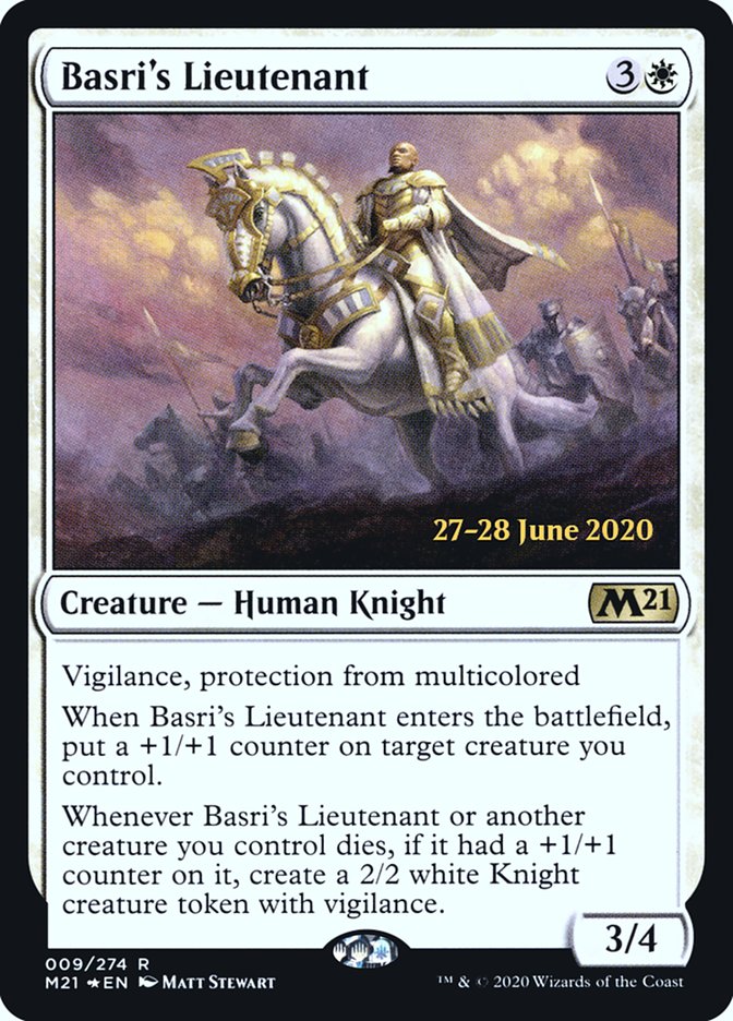 Basri's Lieutenant  [Core Set 2021 Prerelease Promos] | Exor Games New Glasgow