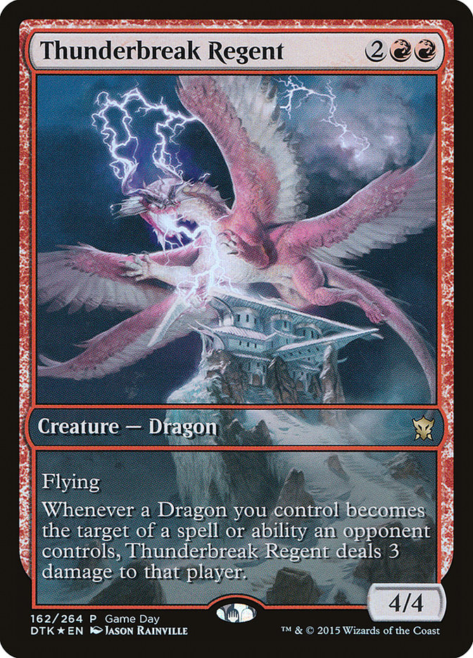 Thunderbreak Regent (Game Day) [Dragons of Tarkir Promos] | Exor Games New Glasgow