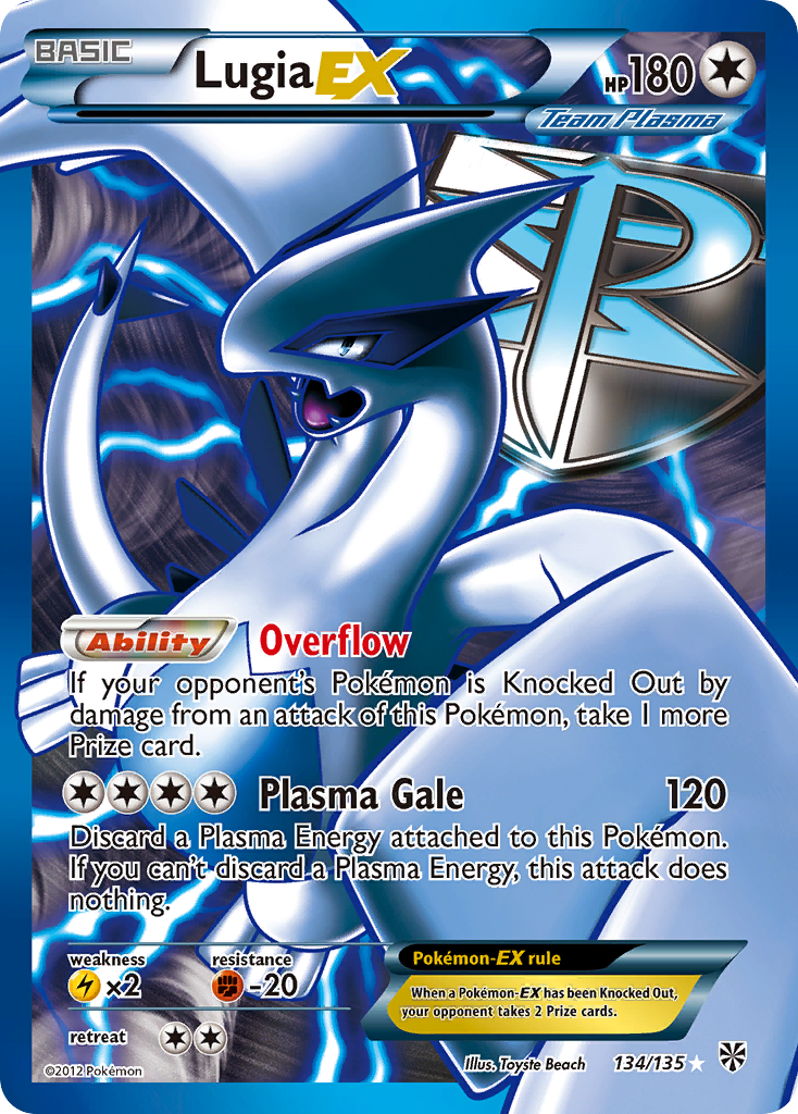 Lugia EX (134/135) [Black & White: Plasma Storm] | Exor Games New Glasgow