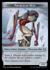 Phyrexian Mite (011) // Phyrexian Germ Double-Sided Token [Phyrexia: All Will Be One Commander Tokens] | Exor Games New Glasgow