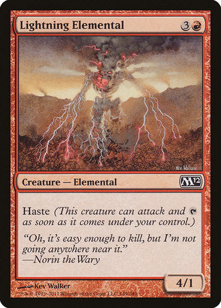 Lightning Elemental [Magic 2012] | Exor Games New Glasgow