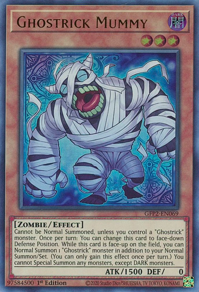 Ghostrick Mummy [GFP2-EN069] Ultra Rare | Exor Games New Glasgow