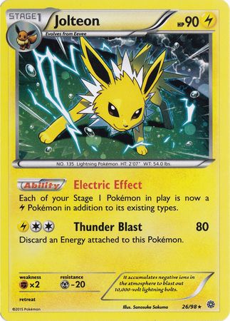 Jolteon (26/98) (Cosmos Holo) [XY: Ancient Origins] | Exor Games New Glasgow